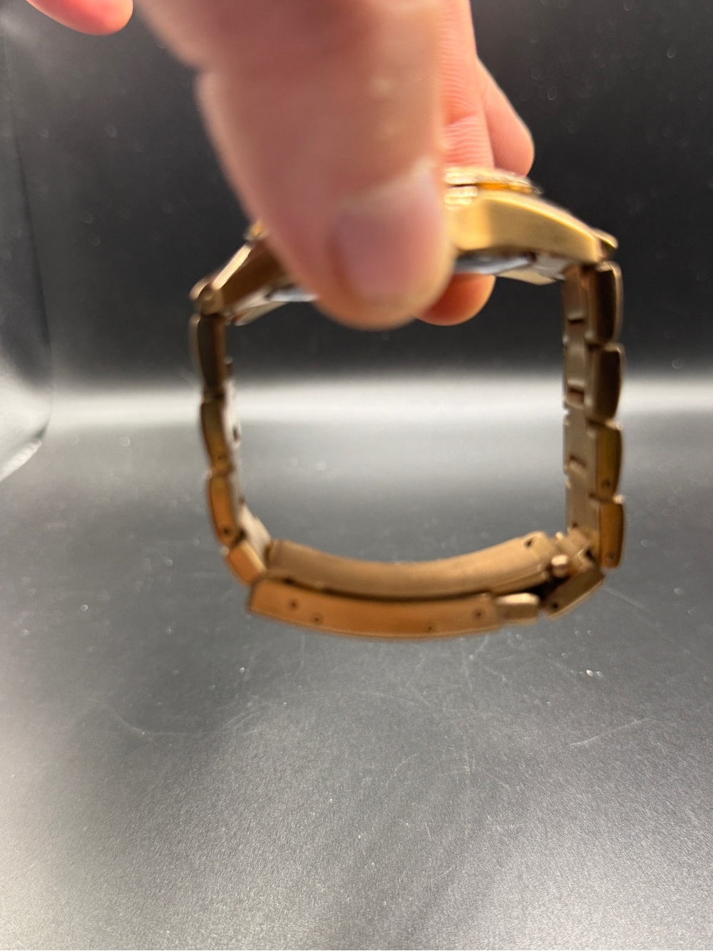 Fossil Riley Rose Gold Crystal Watch - Picture 7 of 7